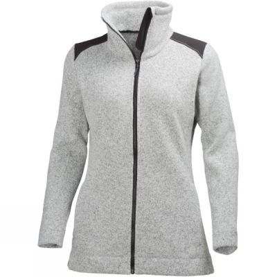 Chaquetas Helly Hansen Synnoeve Propile Knit Mujer - Gris Claro - Chile HVT641870